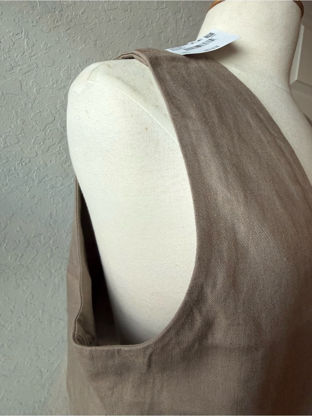 American Eagle Outfitters Brown Button-Front Women's Vest - Picture 3 of 11
